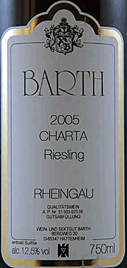 Barth 2005 Riesling Charta